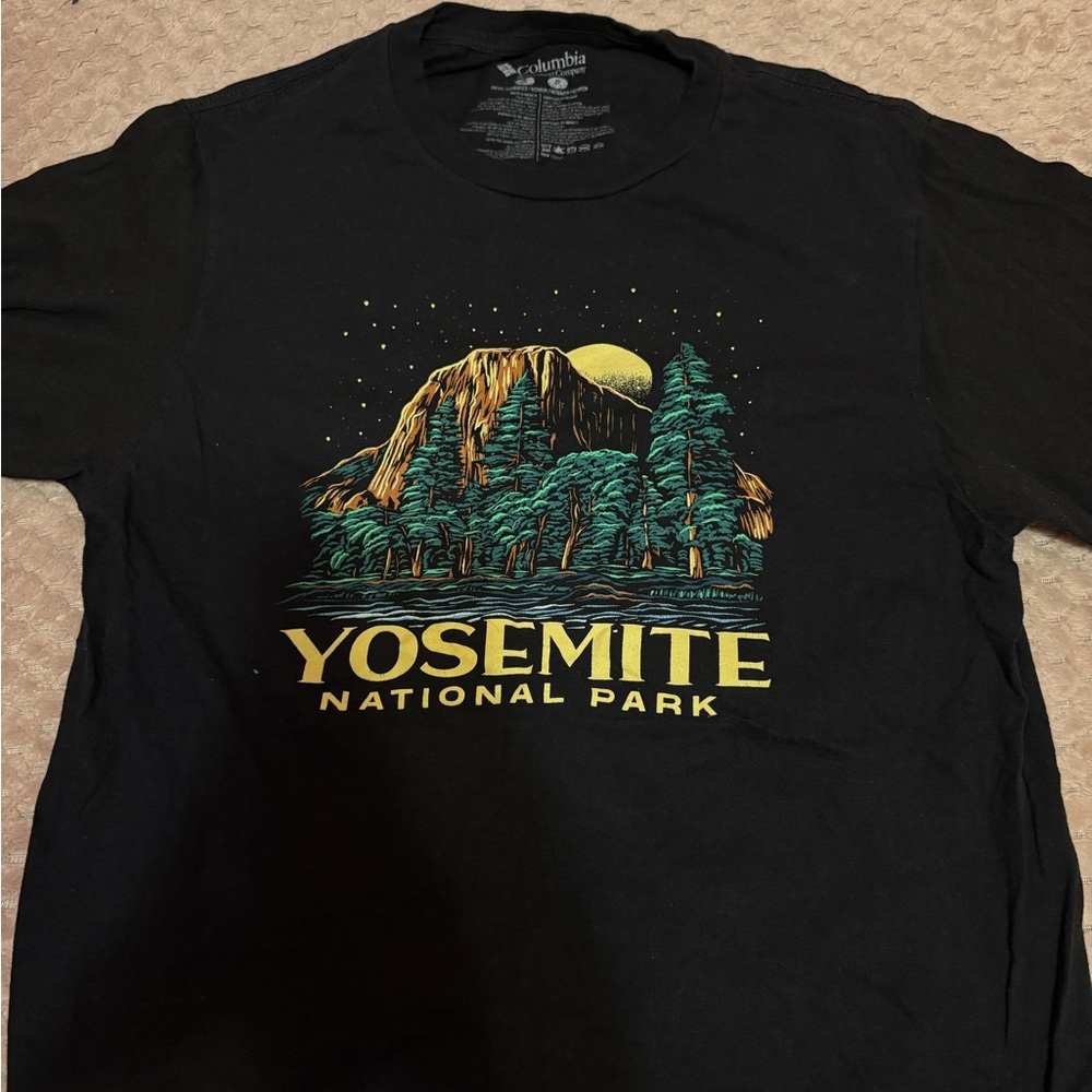 Columbia Black Yosemite Graphic Tee